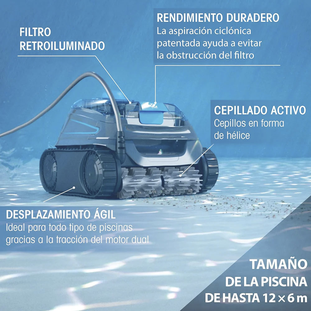 Rendimiento Robot Limpiafondos Zodiac CNX 50